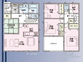 【間取り】 | 【新築戸建て】秋田市楢山本町第3　1号棟