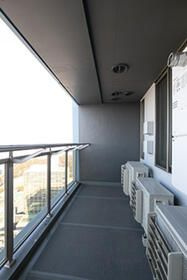 パークコート渋谷ザタワーのバルコニー