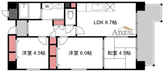 【間取り】 | グラマシー立売堀（旧プリムベェール立売堀）