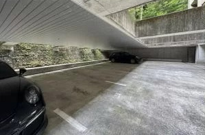 水明荘の駐車場