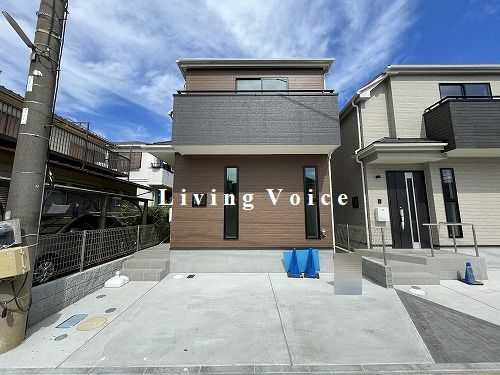 【外観】 | 【仲介手数料０円】座間市栗原中央1丁目　新築一戸建て　1号棟　全2棟 | １号棟　座間市栗原中央1丁目　新築一戸建て　全2棟