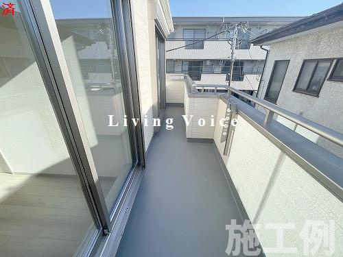 【バルコニー】 | 【仲介手数料０円】座間市栗原中央1丁目　新築一戸建て　1号棟　全2棟 | 座間市栗原中央1丁目　新築一戸建て　全2棟