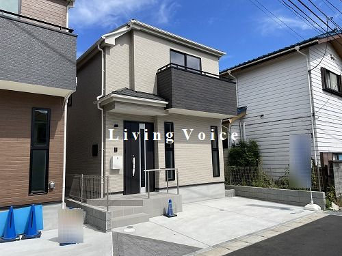 【外観】 | 【仲介手数料０円】座間市栗原中央1丁目　新築一戸建て　1号棟　全2棟 | ２号棟　座間市栗原中央1丁目　新築一戸建て　全2棟