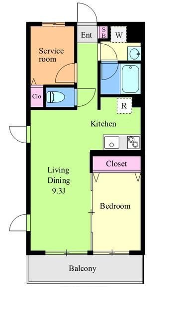 フォレストビュウの間取り|間取りです。