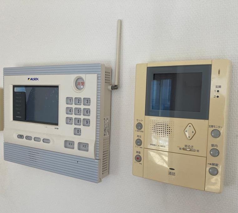 若松町川向戸建のセキュリティ