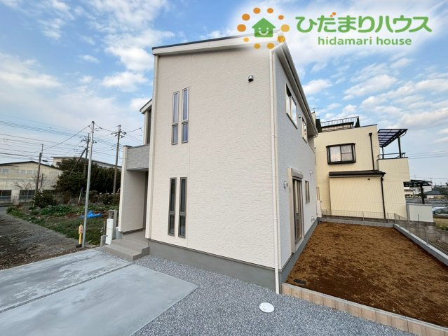 嵐山町川島　第2　新築一戸建て　リーブルガーデン　01の外観|日当たりの良いお庭で家庭菜園も楽しめます！！