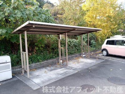 【その他共用部分】 | セジュールセラＦ | 屋根付き駐輪場