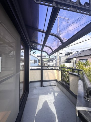 長岡京市久貝2丁目貸家のバルコニー