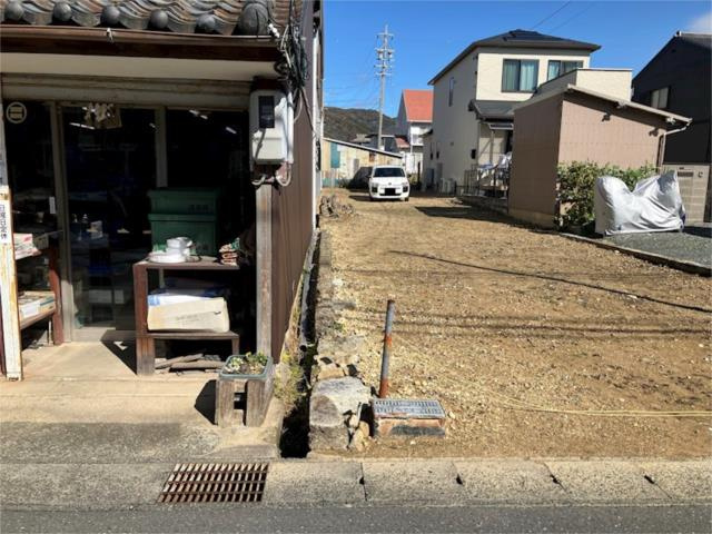 売地　豊橋市大岩町の前面道路含む現地写真|西側境界付近
