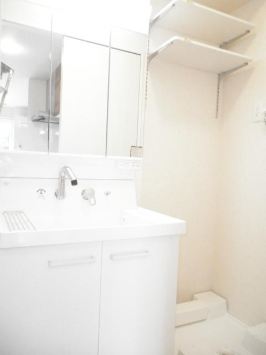 アンジュール北町の洗面所