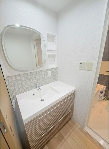 セザール難波西の洗面所