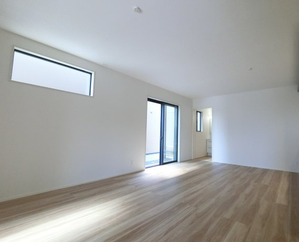 鳥栖市曽根崎町1期　1号棟の内観：施工例|リビング