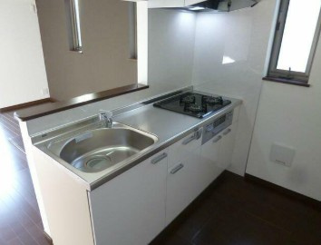 【キッチン】 | Terrace Tamias | システムキッチン。