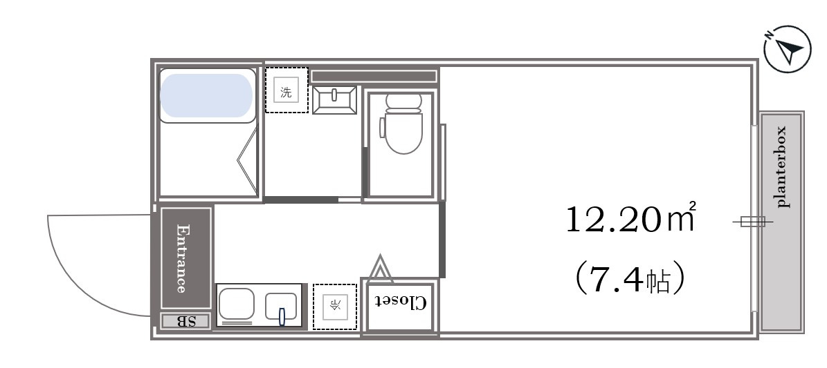 葛飾区青戸１丁目のアパート