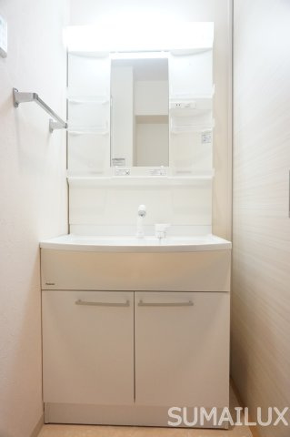 熊本市中央区世安１丁目の賃貸マンションの独立洗面台