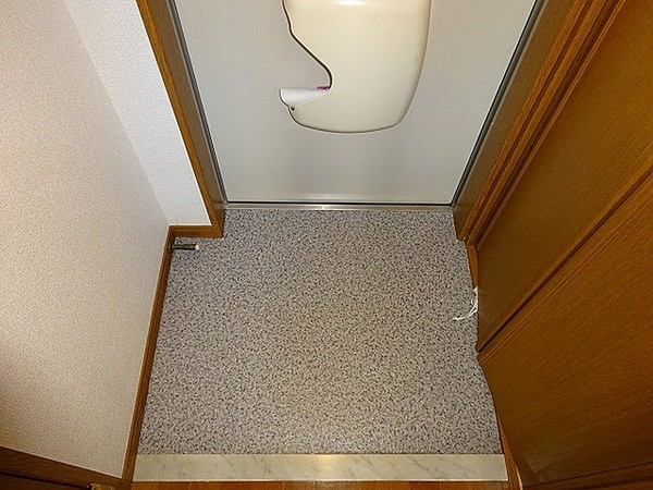 ワイズクレスト久米田の玄関