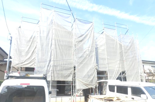 鳥栖市曽根崎1期　2号棟の外観|工事中