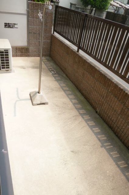 チャームビラⅡのバルコニー