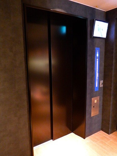 台東区入谷２丁目の賃貸マンションのその他|エレベーター　　※2022年10月内覧会開催時撮影