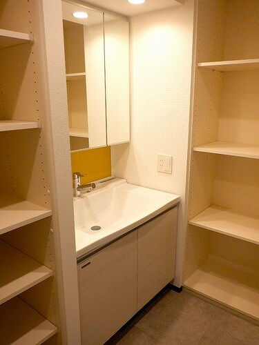 台東区入谷２丁目の賃貸マンションの洗面所|洗面所　※2022.10内覧会時同タイプ別部屋撮影