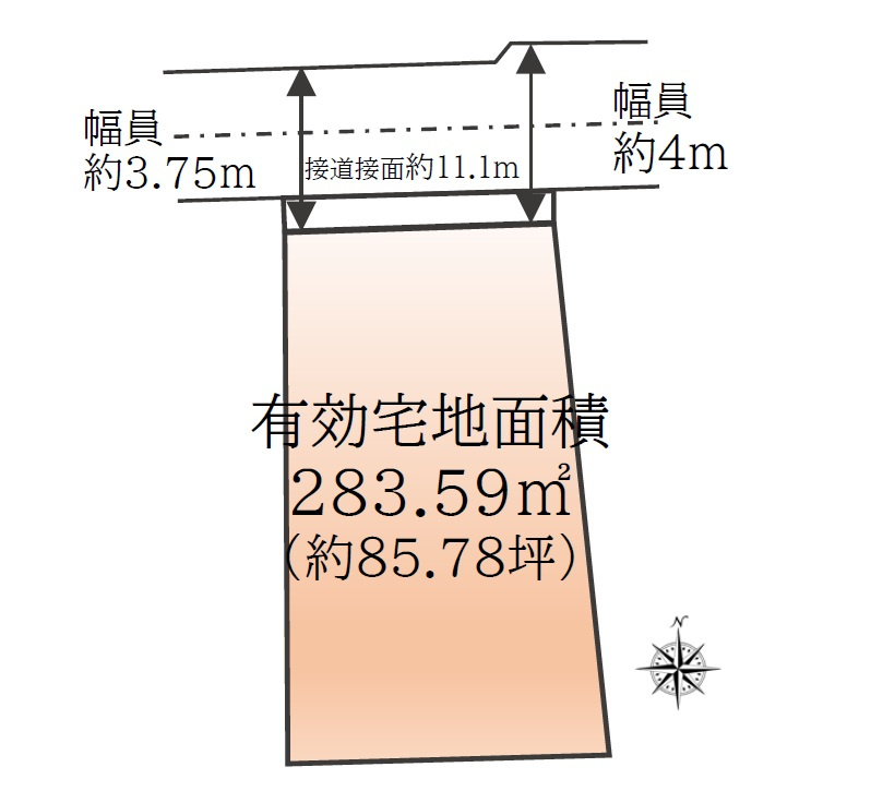 緑が丘２　土地の区画図