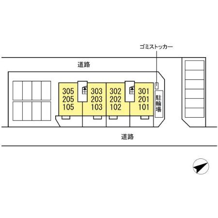 プレメゾン　シュクルの区画図