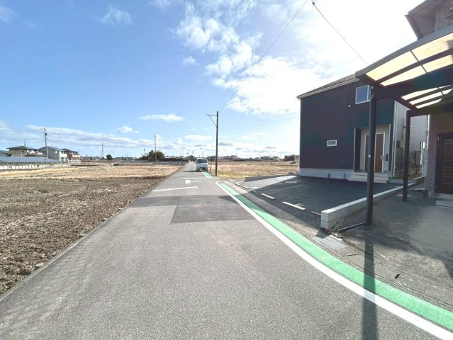 クワイエ　一宮市東加賀野井第1　全1区画分譲の前面道路含む現地写真|■前面道路　■ヤマダ不動産　株式会社リライフ　
■夢のマイホーム購入をフルサポートします！