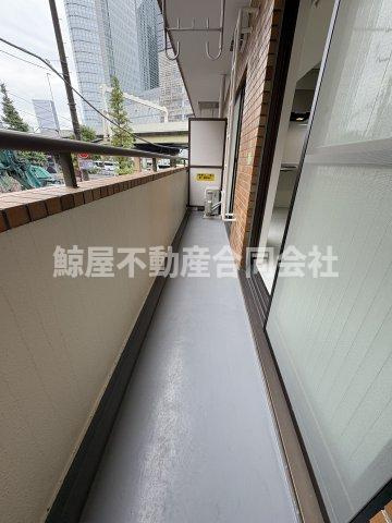 銀座ダイヤハイツのバルコニー|広々としたバルコニーです