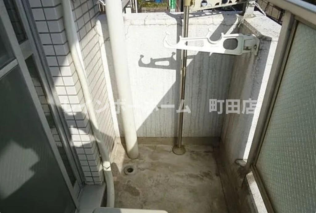 スカイコート橋本第２※初期費用分割あと払いサービス利用可能物件のバルコニー