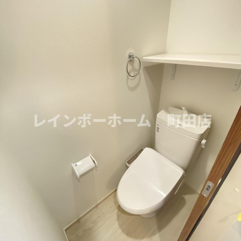 MELDIA東林間※初期費用分割あと払いサービス利用可能物件のトイレ