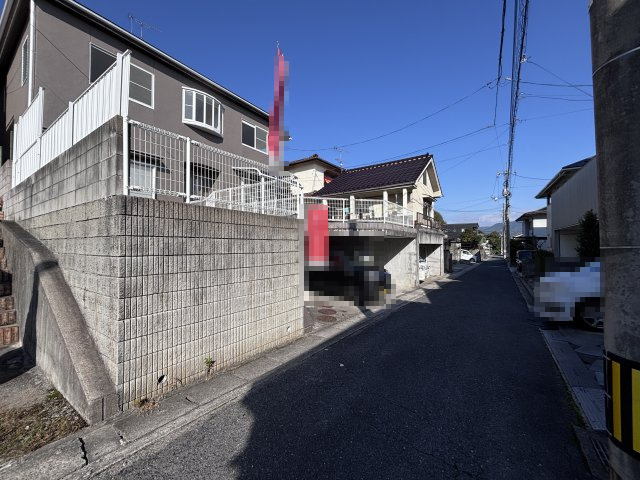 中古戸建　長楽寺1丁目の前面道路含む現地写真