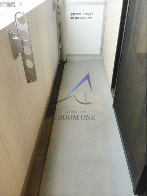 プレール・ドゥーク川崎平間のバルコニー|バルコニーです。