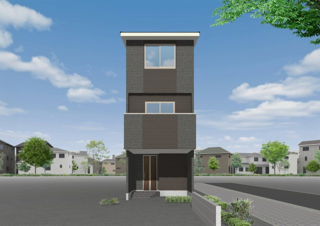 グランフォルテ醍醐Ⅶの外観パース