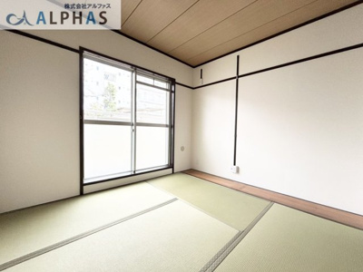 【和室】 | 横尾２団地　８１号棟　１階 | 客間やお子様との遊び場としても使える和室約4.5帖あり♪