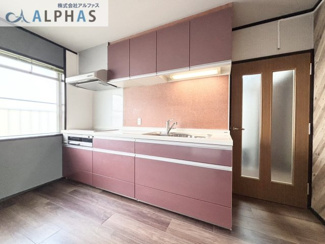 【キッチン】 | 横尾２団地　８１号棟　１階 | ＩＨクッキングヒーターはお手入れもラクラク♪