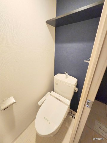 S-RESIDENCE南堀江　仲介手数料無料のトイレ