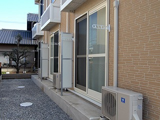 レオパレスSTⅡのバルコニー