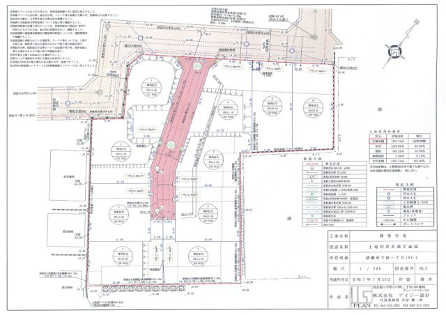 清瀬下宿第17　全10棟の区画図