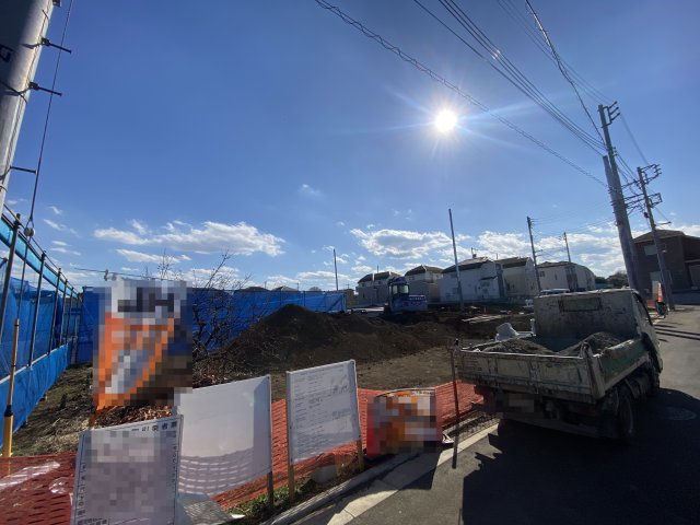 清瀬下宿第17　全10棟の前面道路含む現地写真