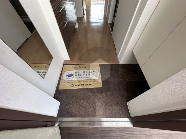 TLRレジデンス高井田の玄関