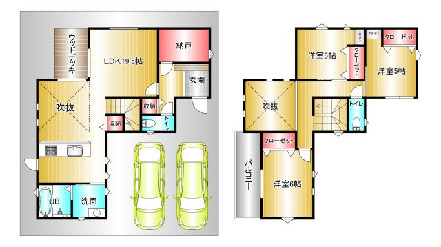 和歌山市加納の間取り