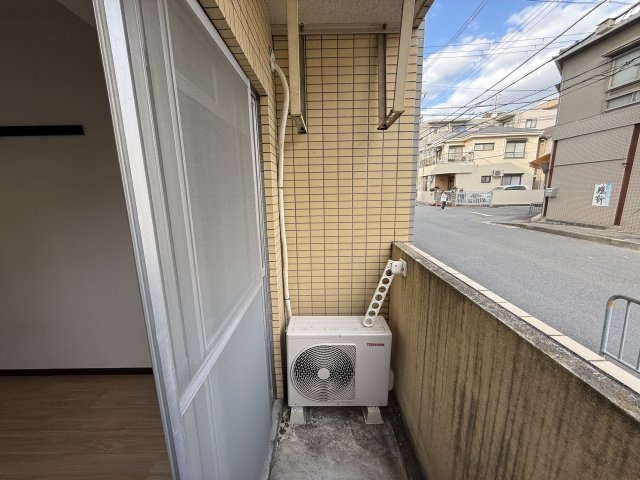 ハイツJUN3号館のバルコニー