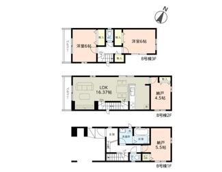 【間取り】 | さいたま市南区辻４丁目（全２棟） | 【B号棟】