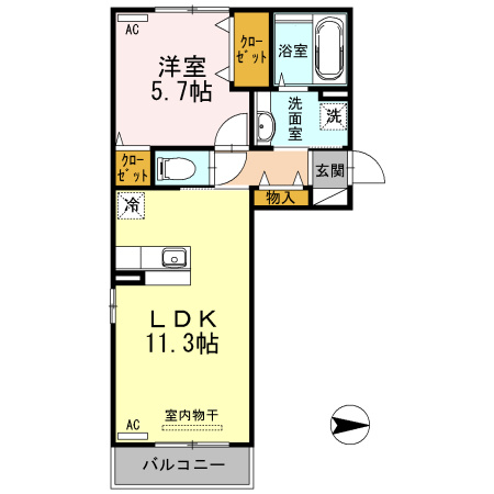 ディアコートの間取り