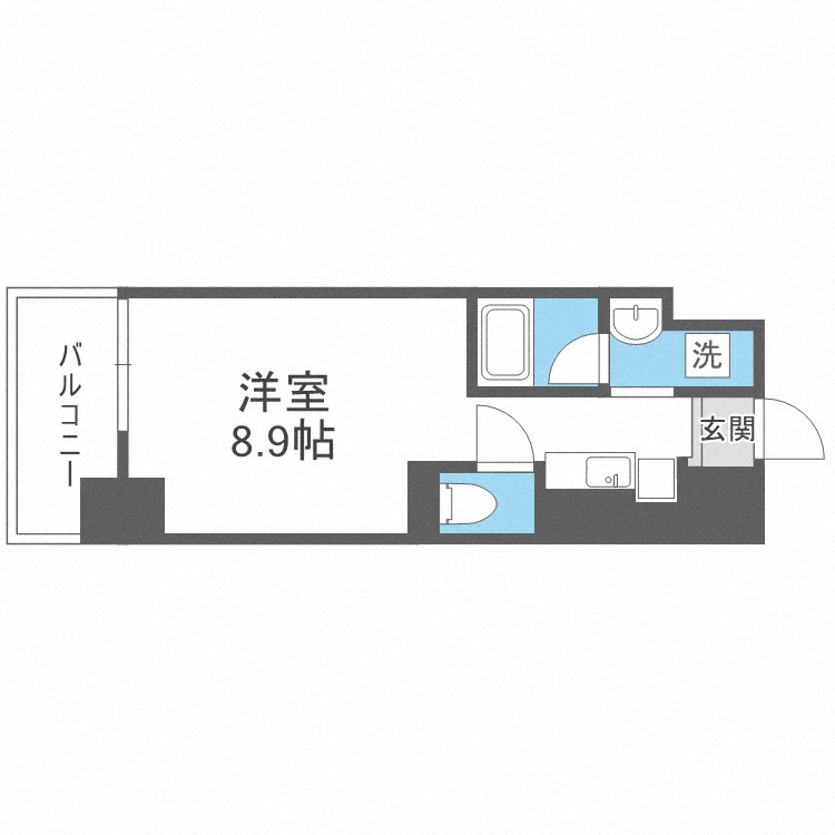 大阪市西成区太子１丁目の賃貸マンションの間取り
