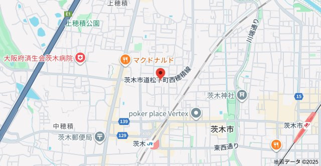 URBANCOURT茨木春日の地図