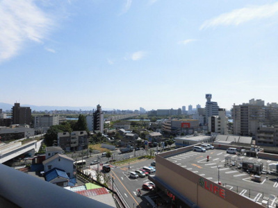 【展望】 | ファーストステージ北大阪レジデンス | バルコニーからの眺望です