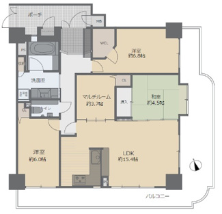 【間取り】 | エステムコート新金岡アンネフェ | 3LDKS