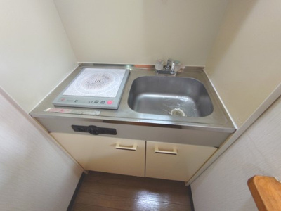 【キッチン】 | プレジデント瑞光 | 1口IHコンロ付きのキッチンです。