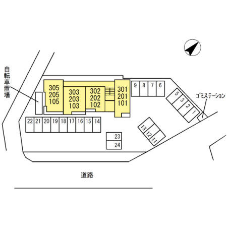 ル　ブレの区画図